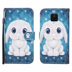 For Xiaomi Redmi Note 9S 3D Painted Pattern Horizontal Flip Leather Case with Holder & Wallet & Card slot & Lanyard(Rabbit)