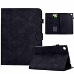 For Samsung Galaxy Tab A 10.1 2019 T510 Rhombus TPU Leather Tablet Case(Black)