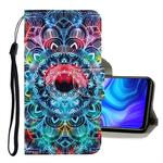 For Huawei Y5p 3D Colored Drawing Horizontal Flip PU Leather Case with Holder & Card Slots & Wallet(Mandala)