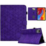 For Lenovo Xiaoxin Pad 11 2025 Rhombus TPU Smart Leather Tablet Case(Purple)