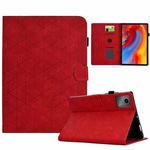 For Lenovo Xiaoxin Pad 11 2025 Rhombus TPU Smart Leather Tablet Case(Red)