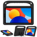 For Xiaomi Redmi Pad SE 8.7 Handle EVA Shockproof Tablet Case with Holder(Black)