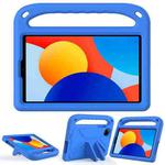 For Xiaomi Redmi Pad SE 8.7 Handle EVA Shockproof Tablet Case with Holder(Blue)