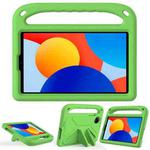 For Xiaomi Redmi Pad SE 8.7 Handle EVA Shockproof Tablet Case with Holder(Green)