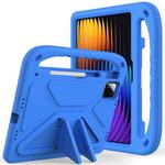 For Xiaomi Pad 7 / 7 Pro Handle EVA Shockproof Tablet Case with Holder(Blue)