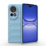 For Huawei nova 12 Ultra / 12 Pro Magic Shield TPU + Flannel Phone Case(Light Blue)