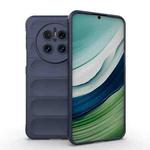 For Huawei Mate 70 5G Magic Shield TPU + Flannel Phone Case(Dark Blue)