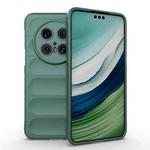 For Huawei Mate 70 Pro 5G Magic Shield TPU + Flannel Phone Case(Dark Green)