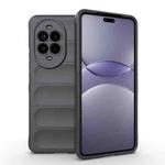 For Huawei nova 13 Pro 5G Magic Shield TPU + Flannel Phone Case(Dark Grey)