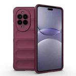 For Huawei nova 13 Pro 5G Magic Shield TPU + Flannel Phone Case(Wine Red)