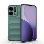 For Huawei nova 14 5G Magic Shield TPU + Flannel Phone Case(Dark Green)