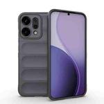 For Huawei nova 14 5G Magic Shield TPU + Flannel Phone Case(Dark Grey)