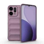 For Huawei nova 14 5G Magic Shield TPU + Flannel Phone Case(Purple)