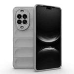 For Huawei nova 14 Pro 5G Magic Shield TPU + Flannel Phone Case(Grey)