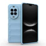 For Huawei nova 14 Pro 5G Magic Shield TPU + Flannel Phone Case(Light Blue)
