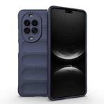 For Huawei nova 14 Pro 5G Magic Shield TPU + Flannel Phone Case(Dark Blue)