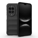 For Huawei nova 14 Ultra Magic Shield TPU + Flannel Phone Case(Black)