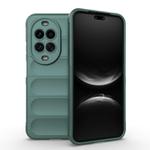 For Huawei nova 14 Ultra Magic Shield TPU + Flannel Phone Case(Dark Green)