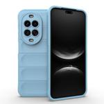 For Huawei nova 14 Ultra Magic Shield TPU + Flannel Phone Case(Light Blue)
