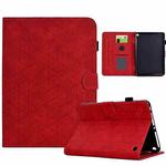 For Amazon Fire HD 8 2022/2020 Rhombus TPU Smart Leather Tablet Case(Red)