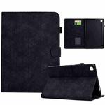 For iPad 10.2 Rhombus TPU Smart Leather Tablet Case(Black)