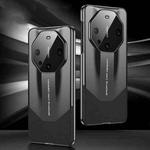 For Huawei Mate 60 Pro GKK Leather Supercar Shockproof Phone Case(Black)