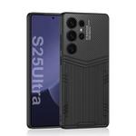 For Samsung Galaxy S25 Ultra 5G GKK TPU + PU Full Coverage Phone Case(Vertical Texture)