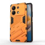 For Xiaomi Redmi Note 13R Pro 5G Punk Armor 2 in 1 PC + TPU Phone Case with Holder(Orange)