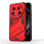 For Xiaomi 14 Ultra 5G Punk Armor 2 in 1 PC + TPU Phone Case with Holder(Red)