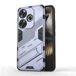 For Xiaomi Redmi Turbo 3 5G Punk Armor 2 in 1 PC + TPU Phone Case with Holder(Grey)