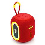 T&G TG664 LED Portable Subwoofer Wireless Bluetooth Speaker(Red)