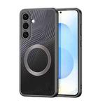 For Samsung Galaxy S25 FE 5G DUX DUCIS Aimo Mag Series TPU + PC MagSafe Frosted Feel Phone Case(Black)