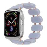 For Apple Watch 38mm Stretch Resin Watch Band(Blue Ocean)