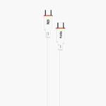 TOTU CB-6-CC 60W USB-C / Type-C to Type-C Silicone Data Cable, Length: 1m(Beige)