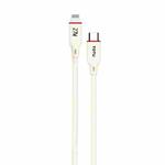 TOTU CB-6-PD 27W USB-C / Type-C to 8 Pin Silicone Data Cable, Length: 1m(Beige)