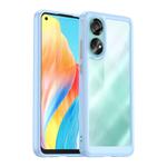 For OPPO A78 4G Colorful Series Acrylic Hybrid TPU Phone Case(Blue)
