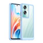 For OPPO A79 5G Colorful Series Acrylic Hybrid TPU Phone Case(Blue)
