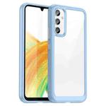 For Samsung Galaxy A25 5G Colorful Series Acrylic Hybrid TPU Phone Case(Blue)