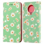 For Xiaomi Redmi K30 Pro Glittering Daisy Magnetic Horizontal Flip Leather Case with Holder & Card Slots & Photo Frame(Green)