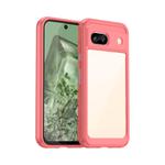 For Google Pixel 8a Colorful Series Acrylic Hybrid TPU Phone Case(Red)
