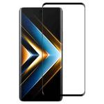 For Honor X50 GT 9H HD 3D Curved Edge Tempered Glass Film(Black)