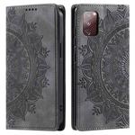 For Samsung Galaxy S20 FE 4G / 5G Totem Embossed Magnetic Leather Phone Case(Grey)