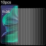 For Motorola Edge 60 Stylus 10pcs 0.26mm 9H 2.5D Tempered Glass Film