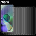 For Motorola Moto G54 Power 50pcs 0.26mm 9H 2.5D Tempered Glass Film