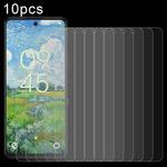 For TCL P10 10pcs 0.26mm 9H 2.5D Tempered Glass Film