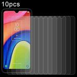 For TCL 30 LE 10pcs 0.26mm 9H 2.5D Tempered Glass Film