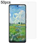 For TCL 50 Pro NxtPaper 50pcs 0.26mm 9H 2.5D Tempered Glass Film