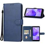 For TCL 502 Leather Phone Case(Blue)