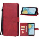 For TCL 201 Leather Phone Case(Red)