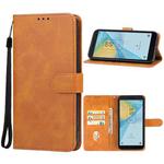 For TCL 201 Leather Phone Case(Brown)